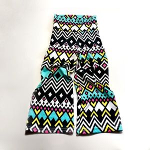 Toddler Girls Colorful Wide Leg Pants